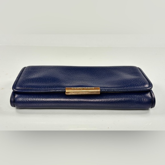 See by Chloé Navy Leather flap Wallet. Beige interior - Picture 8 of 11